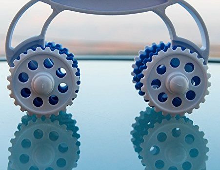 Azaria Handheld Massage Roller - Manual 8 Wheel Massager - Acupressure for the Whole Body Arms, Legs, Neck, Back, Butt & Thighs - For Muscle Relaxation, Stress & Pain Relief