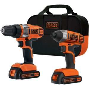 BLACK+DECKER BDCD220IA 20-Volt MAX Lithium-Ion Drill-Driver and Impact Driver with 2 Batteries - Best Gift Ideas for Men