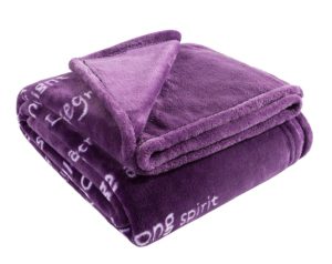 BlankieGram Healing Thoughts Blanket Purple