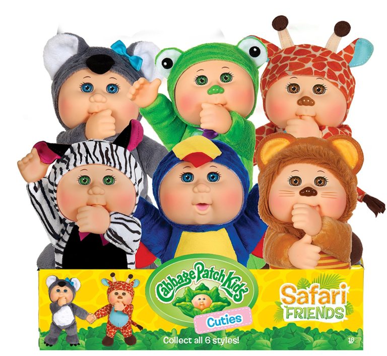 Cabbage Patch Kids Cuties Safari Friends - 9in Tall Chiro Frog Cutie Doll