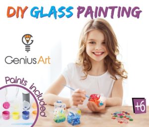 DIY Glass Painting - Arts and Crafts Kit for Kids