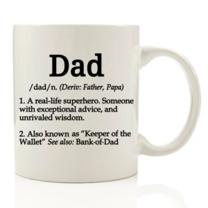 Father's Day - Dad Definition Funny Coffee Mug 11 oz - Top Birthday Gifts For Dad - Gift For Him, Men