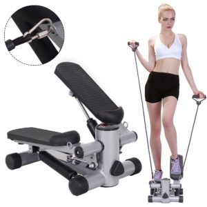 Gifts for fitness lovers - Goplus Step Air Climber Stepper Twister Aerobic Fitness Exercise Machine with Resistance Band