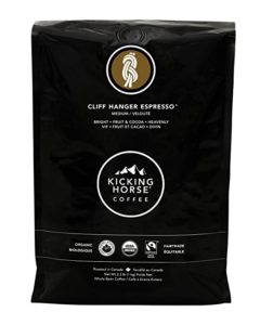 Kicking Horse Coffee, Cliff Hanger Espresso, Medium Roast, Whole Bean, 2.2 Pound