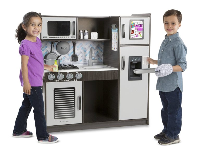 kitchen toys for girls - Melissa & Doug Chef's Kitchen Play Set - Charcoal