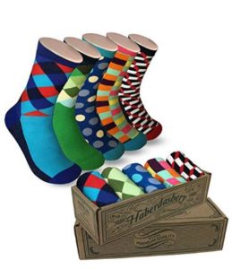Best Gifts for Him Father's Day, Birthday, Christmas, Valentines 2018 2019 - Men's Socks, Fun Socks 2 or 5 Pairs of Sox Per Gift Box