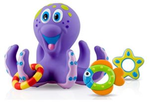 new toys for girls - Nuby Octopus Hoopla Bathtime Fun Toys, Purple