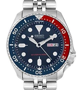 Best Gifts for Him Father's Day, Birthday, Christmas, Valentines - Seiko Men's SKX009K2 Diver's Analog Automatic Stainless Watch