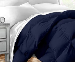 Best Dorm Bedding Sets - Sleep Restoration Down Alternative Comforter 1400 Series - Best Hotel Quality Hypoallergenic Duvet Insert Bedding - Twin-Twin XL - Navy