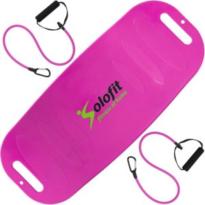 Gifts for workout lovers - Solofit Balance Fit Board with Resistance Bands