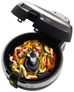 T-fal FZ7002 ActiFry Low-Fat Healthy AirFryer Dishwasher Safe Multi-Cooker, 2.2-Pound, Black