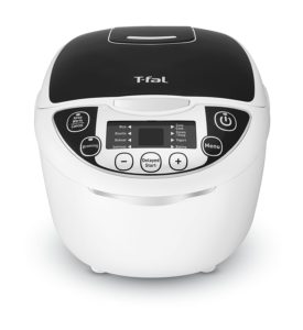 Gifts for Moms - T-fal RK705851 10-In-1 Rice and Multicooker with 10 Automatic Functions and Delayed Timer, 10-Cup, White
