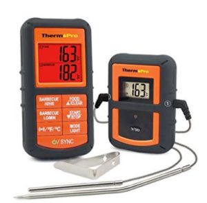 ThermoPro TP-08 Wireless Remote Digital Cooking Meat Thermometer Dual Probe for Grilling Smoker BBQ Food Thermometer - Monitors Food from 300 Feet Away