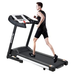 Best Home Gym Equipment - Treadmill Home Fitness Training Equipment Electric Running Jogging Machine Folding Treadmill(US Stock)
